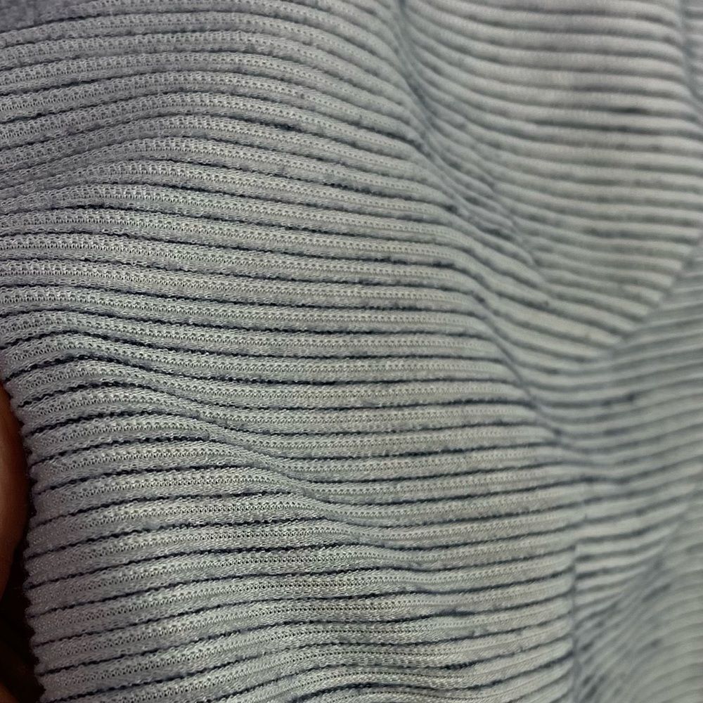 Jones New York Textured Stripe Button Short Sleeve Top - XL - Picture 6 of 8